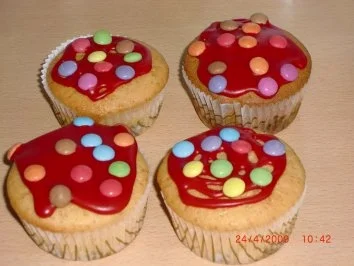 Konfetti Muffins - Rezept