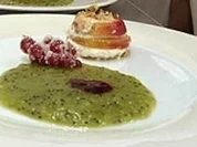 Lasagne vom Apfel mit Walnusskaramell auf Kiwipüree - Rezept - Bild Nr. 9