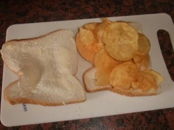 Rezept: Chipssandwich Bild Nr. 2 Chipssandwich - Rezept - Bild Nr. 2