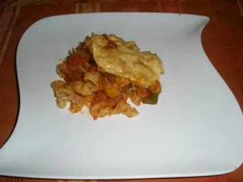 Rezept: Nudelauflauf was der Kühlschrank hergibt Nudelauflauf was der Kühlschrank hergibt - Rezept