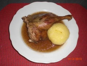Ente in Rotweinsoße - Rezept