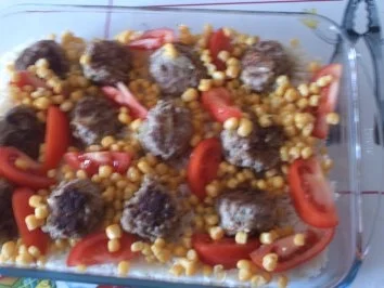 Reisauflauf mit Mettbällchen - Rezept - Bild Nr. 2