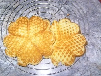Rezept: Waffeln - Herzchenwaffeln Waffeln - Herzchenwaffeln - Rezept