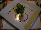 Räucherlachs Mousse im Feldsalatbett - Rezept