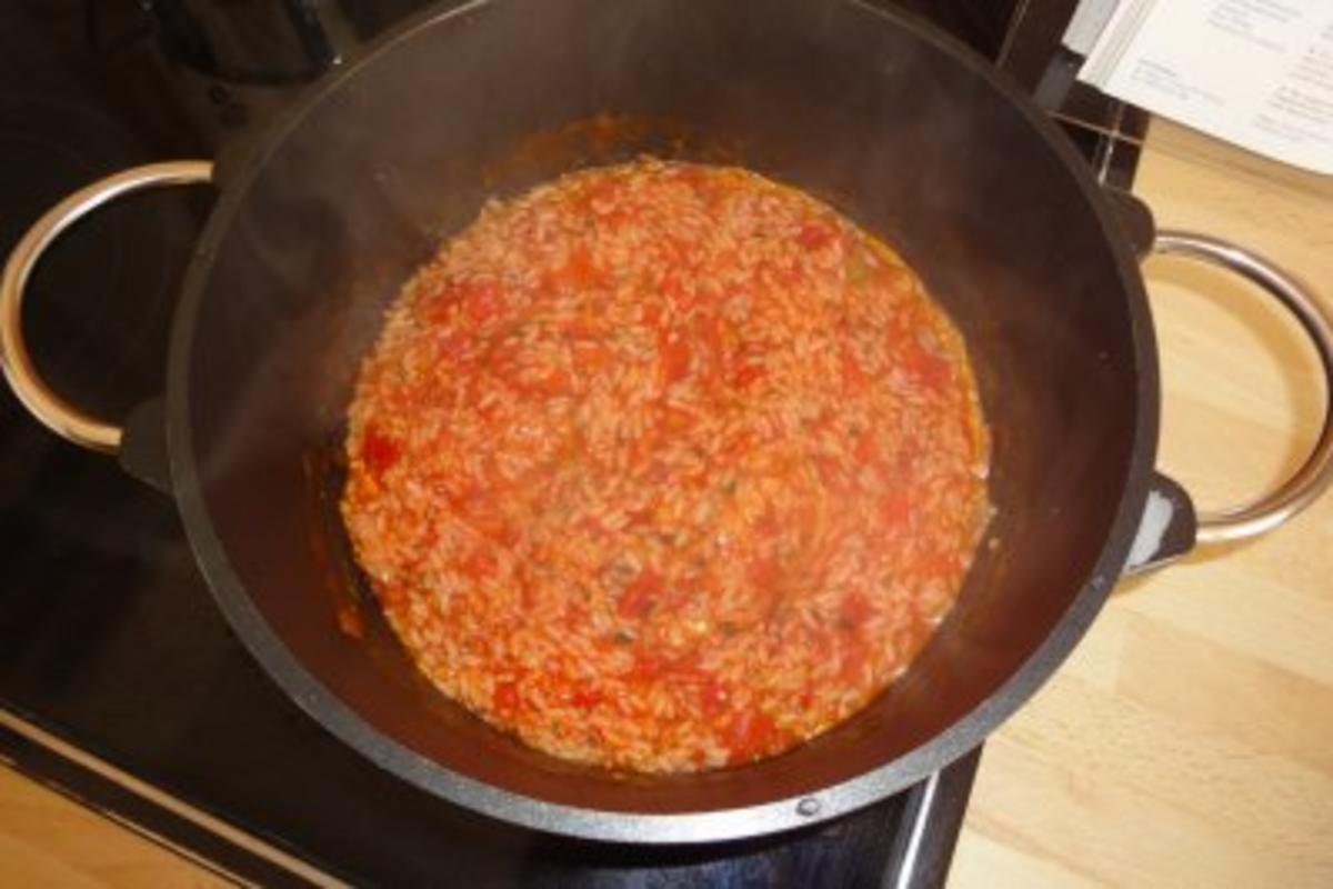 Basilikum-Tomaten-Reis - Rezept