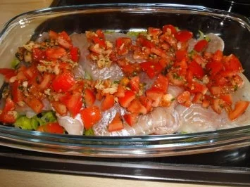 Seelachsfilet aus dem Ofen - Rezept