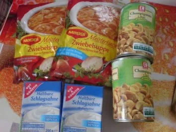 Zwiebel-Sahne-Schnitzel überbacken - Rezept - Bild Nr. 5