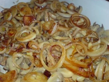 Zwiebel-Sahne-Schnitzel überbacken - Rezept - Bild Nr. 11