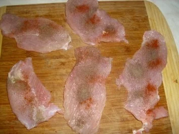 Rezept: Putenschnitzel aus der Auflaufform Bild Nr. 2 Putenschnitzel aus der Auflaufform - Rezept - Bild Nr. 2