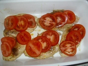 Rezept: Putenschnitzel aus der Auflaufform Bild Nr. 6 Putenschnitzel aus der Auflaufform - Rezept - Bild Nr. 6