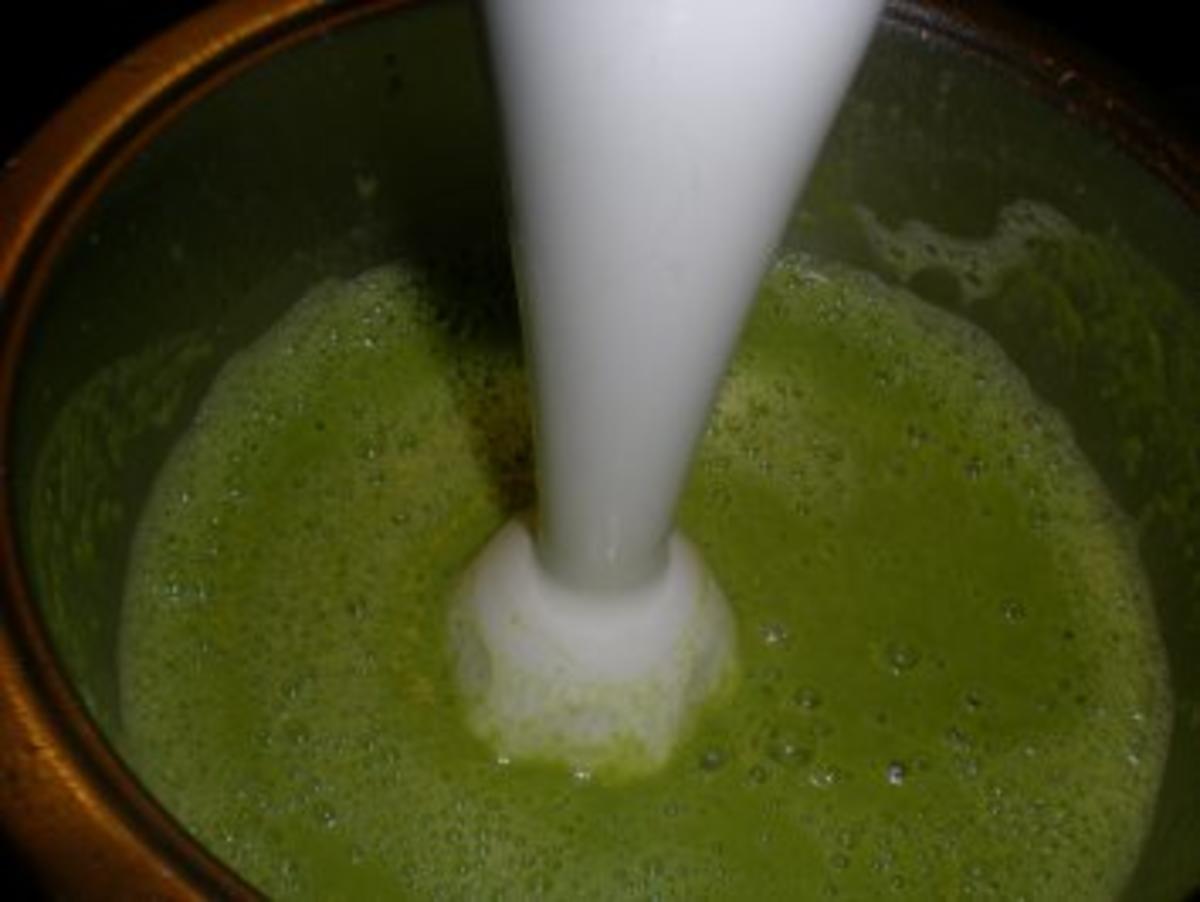 Erbsen Suppe mit Safransud - Rezept - Bild Nr. 4