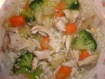 Rezept: Eintopf - Brühreis mit Hühnchen Bild Nr. 3 Eintopf - Brühreis mit Hühnchen - Rezept - Bild Nr. 3