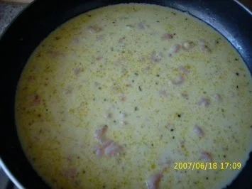 Tagliatelle mit Shrimps in Weißweinsoße - Rezept - Bild Nr. 2