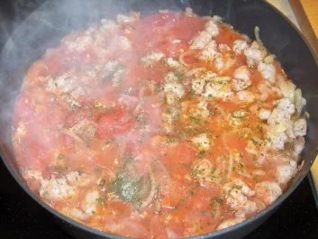 Rezept: Oldi`s deftige Pastasauce Bild Nr. 3 Oldi`s deftige Pastasauce - Rezept - Bild Nr. 3