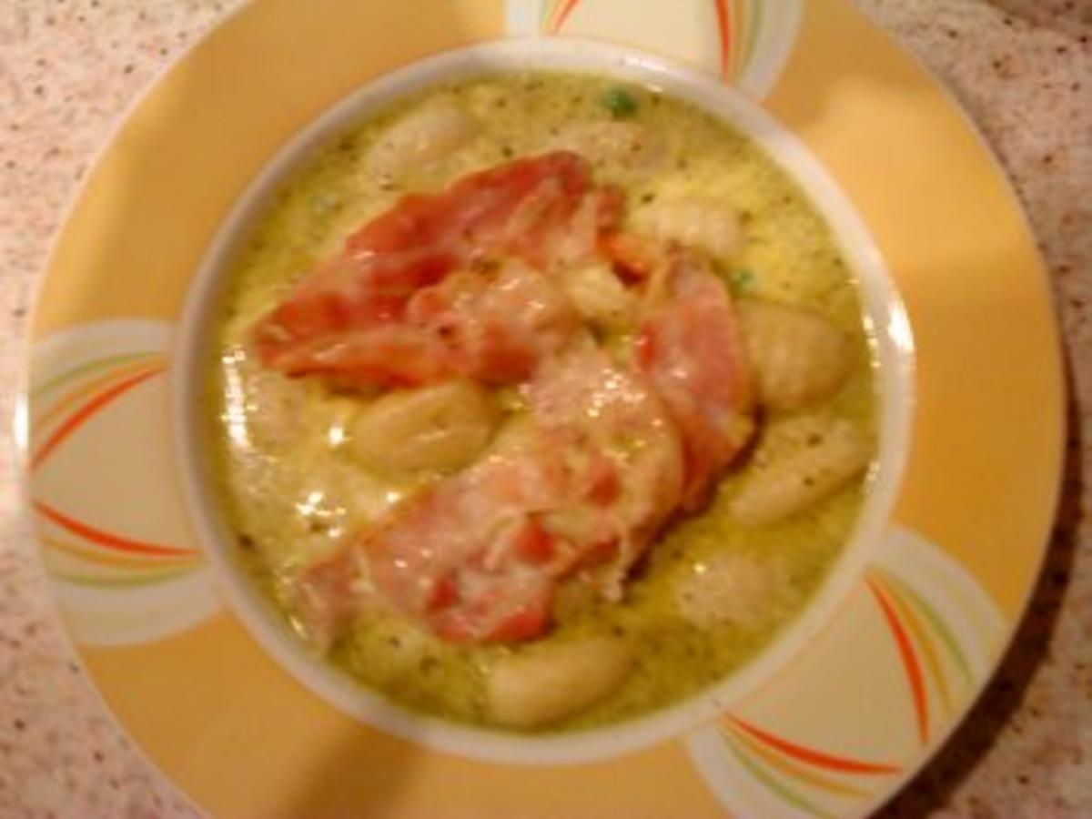 Gnocchi in Pestosahne - schnell &amp; einfach - 50 kcal/100g