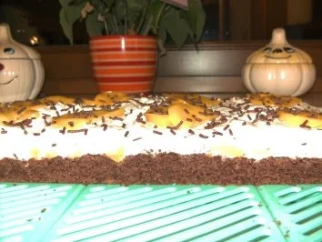 Stracciatella Pfirsich Schnitten - Rezept - Bild Nr. 2