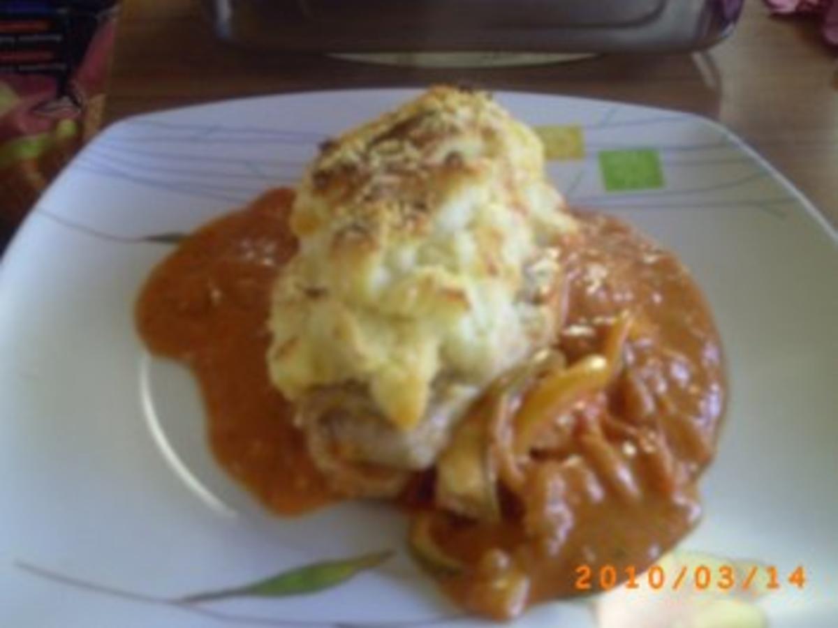 Mittagessen: Schnitzelpfanne mit Kartoffelpürree - einfach - von tina150363