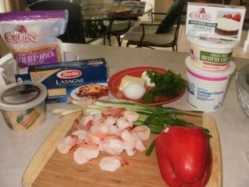 Rezept: Lasagna- Louisiana Shrimp Lasagna ohne rote Sosse- 195 Kal. Das ist eines der besten Rezepte wo ich koche Bild Nr. 2 Lasagna- Louisiana Shrimp Lasagna ohne rote Sosse- 195 Kal. Das ist eines der besten Rezepte wo ich koche - Rezept - Bild Nr. 2