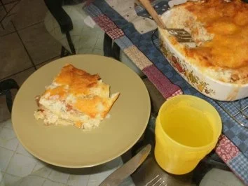 Rezept: Lasagna- Louisiana Shrimp Lasagna ohne rote Sosse- 195 Kal. Das ist eines der besten Rezepte wo ich koche Lasagna- Louisiana Shrimp Lasagna ohne rote Sosse- 195 Kal. Das ist eines der besten Rezepte wo ich koche - Rezept