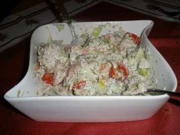 Rezept: Räucherfischsalat Bild Nr. 2 Räucherfischsalat - Rezept - Bild Nr. 2
