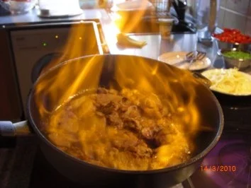 Rezept: Flam. Lende mit Gemüse Bild Nr. 3 Flam. Lende mit Gemüse - Rezept - Bild Nr. 3