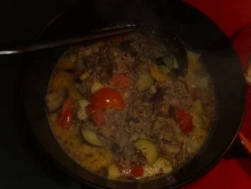 Rezept: Pfannengerichte: Zucchinipfanne mit Hack Pfannengerichte: Zucchinipfanne mit Hack - Rezept