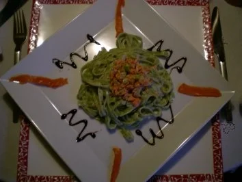 Tagliatelle mit Räucherlachs & Limettensahne - Rezept