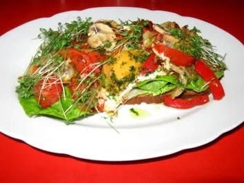 leckere,  bunte kleine Mahlzeit - Rezept