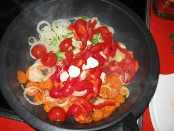 leckere,  bunte kleine Mahlzeit - Rezept - Bild Nr. 5