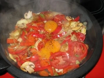 leckere,  bunte kleine Mahlzeit - Rezept - Bild Nr. 7