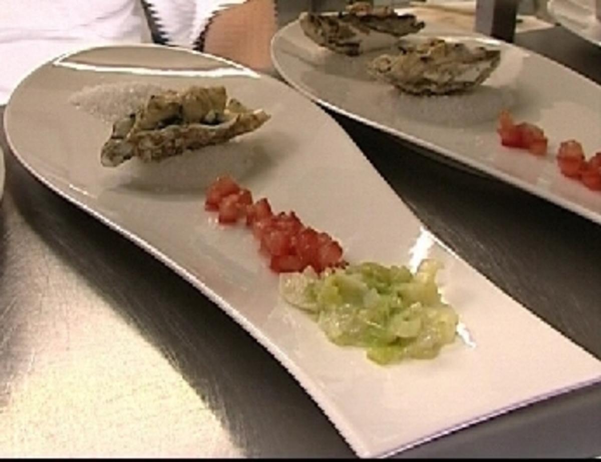 Überbackene Austern mit Spinat - Rezept - kochbar.de