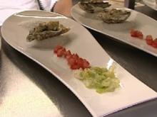 Überbackene Austern mit Spinat - Rezept