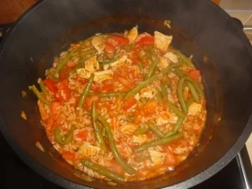 Reispfanne mit Bohnen - Rezept - Bild Nr. 4