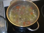 Rezept: Fischsuppe frei nach Schn,,,,,,,,,,,,,, ;-) als kleine Vorsuppe Fischsuppe frei nach Schn,,,,,,,,,,,,,, ;-) als kleine Vorsuppe - Rezept