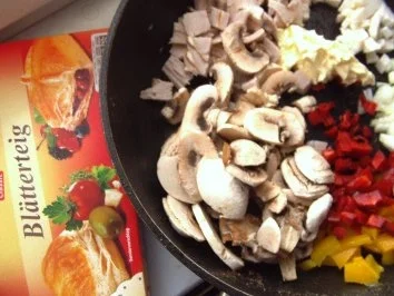 Champignon-Schweinebraten-Pasteten - Rezept - Bild Nr. 2