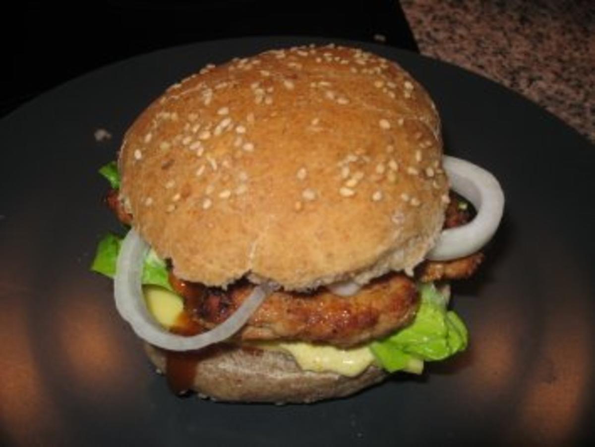 Hähnchen-Fit- Burger - Rezept - Bild Nr. 3