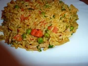 Fl/Schwein: Curryreispfanne - Rezept