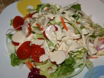 Rezept: Vorspeise: Salat Provance mit Sardellendressing Bild Nr. 4 Vorspeise: Salat Provance mit Sardellendressing - Rezept - Bild Nr. 4