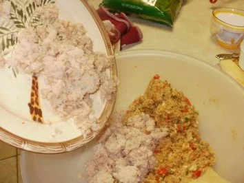 Krabben: Sued Staaten - Amerikanische  Krabben - Kuecheln mit Spinat Bett - Rezept - Bild Nr. 4