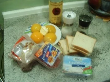 Pfirsichtoast mit Käsecreme - Rezept - Bild Nr. 2