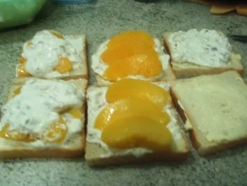 Pfirsichtoast mit Käsecreme - Rezept - Bild Nr. 4