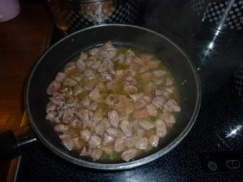 Hähnchenherzen mit Buchweizen - Rezept - Bild Nr. 3