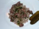 Hähnchenherzen mit Buchweizen - Rezept