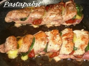 Gefülltes Schweinefilet Italia im Blätterteigmantel - Rezept - Bild Nr. 4