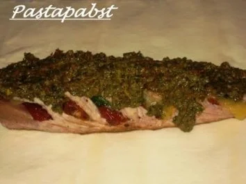 Gefülltes Schweinefilet Italia im Blätterteigmantel - Rezept - Bild Nr. 5