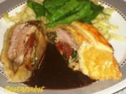 Gefülltes Schweinefilet Italia im Blätterteigmantel - Rezept