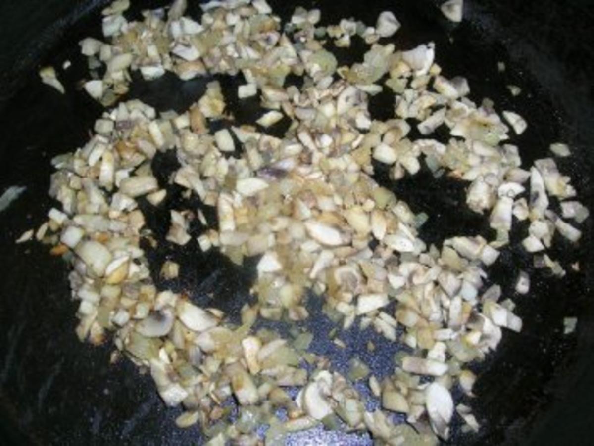 gefüllte Koteletts im Champignonbett mit Rosmarin Kartoffeln - Rezept - Bild Nr. 6