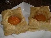 Blätterteig:  APRIKOSENTEILCHEN - Rezept