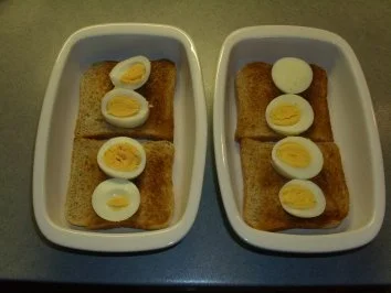 Rezept: Überbackenes: Porree - Toast mit Käse Bild Nr. 3 Überbackenes: Porree - Toast mit Käse - Rezept - Bild Nr. 3