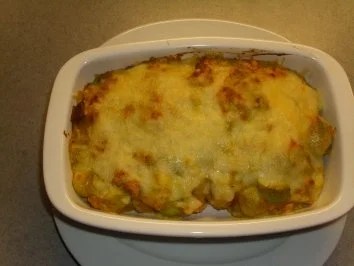 Rezept: Überbackenes: Porree - Toast mit Käse Überbackenes: Porree - Toast mit Käse - Rezept